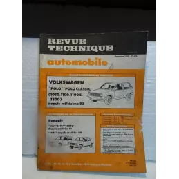 REVUE TECHNIQUE  VOLKSWAGEN  POLO  RENAULT 14  14TL 14 GTL