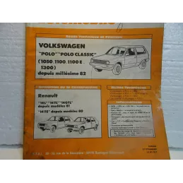 REVUE TECHNIQUE  VOLKSWAGEN  POLO  RENAULT 14  14TL 14 GTL