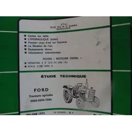 REVUE TECHNIQUE FORD TRACTEUR AGRICOLE