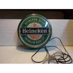 ENSEIGNE LUMINEUSE HEINEKEN  DIAMETRE 30CM