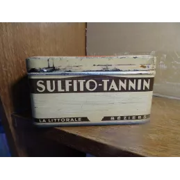 BOITE  SULFITO-TANNIN  14CM X11CM X7.20CM