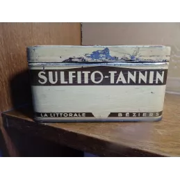 BOITE  SULFITO-TANNIN  14CM X11CM X7.20CM