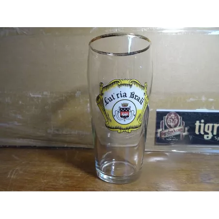 1 VERRE LUT'CIA BRAU  25CL  RARE