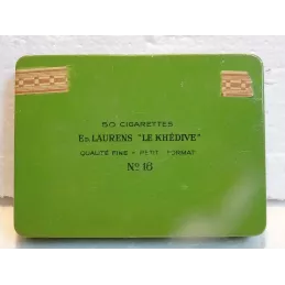 BOITE  CIGARETTES ED LAURENS 13.50CM X10CM X2CM