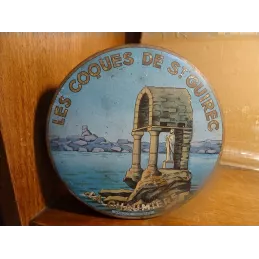 BOITE LES COQUES  DE SAINT GUIREC LA CHAUMIERE  DIAMETRE 13CM