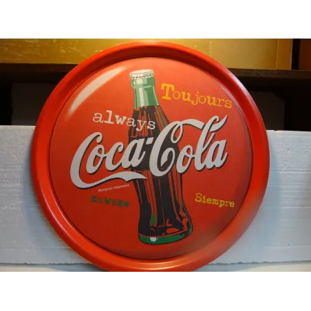 PLATEAU COCA-COLA  DIAMETRE 40CM