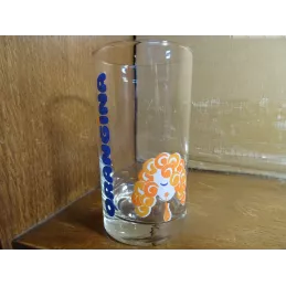 1 VERRE  ORANGINA  HT 10.90CM