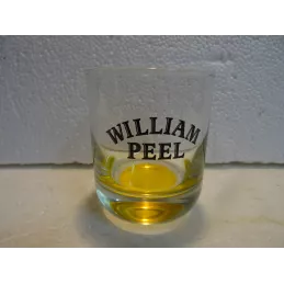 6 VERRES  WILLIAM PEEL FOND JAUNE  20/25CL HT 8.70CM