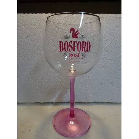 6 VERRES GIN BOSFORD ROSE  45CL HT 20CM