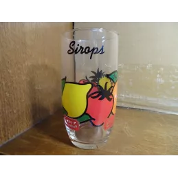 6 VERRES SIROPS  CHERRY ROCHER 25CL HT 12CM