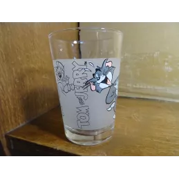 1 VERRE TOM AND JERRY  HT 10CM