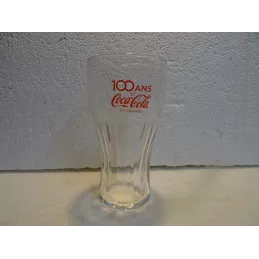 6 VERRES COCA-COLA  100ANS EN FRANCE  HT 14.40CM