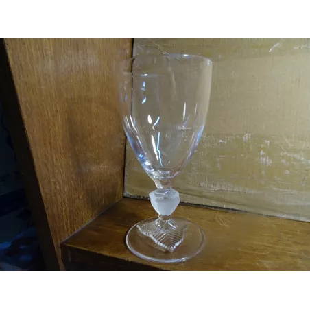 4 VERRES A VIN EN CRISTAL 20CL HT 15.20CM