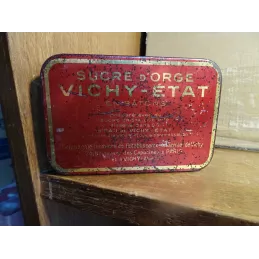BOITE SUCRE D'ORGE VICHY-ETAT  11.20CM X7.50CM X2.10CM