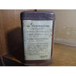 BOITE PHOSPHATINE  FALIERES AROMATISE AU CACAO7.80CM X7.80CM  HT 12CM