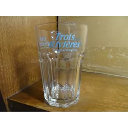 6 VERRES RHUM TROIS RIVIERES  35CL  HT 12.20CM