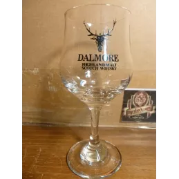 6 VERRES DALMORE SCOTCH WHISKY 15CL HT 13.50CM
