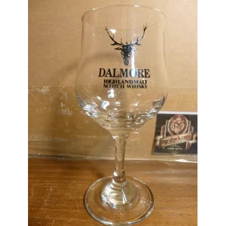 6 VERRES DALMORE SCOTCH WHISKY 15CL HT 13.50CM