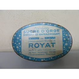BOITE SUCRE D'ORGE ROYAT  13.50CM X9CM X2.50CM