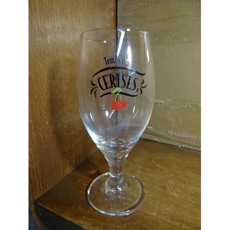 6 VERRES  LE TEMPS DES CERISES 25CL HT.17CM