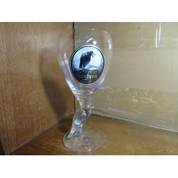 1 VERRE  BIERE DU CORBEAU 25/33CL HT 19.50CM