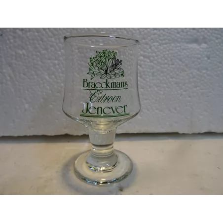 6 VERRES  BRAECKMANS  HT 9CM