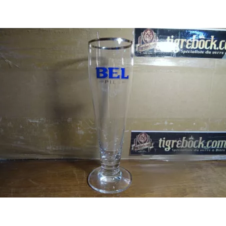 6 VERRES BEL PILS 25CL HT. 21CM