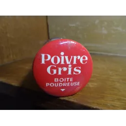 BOITE  POIVRE  LE MARABOUT HT 8.20CM DIAMETRE 4.80CM
