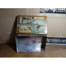 BOITE  POLO  GAUFRETTES FOURREES A LA CREME   FELIX POTIN PARIS