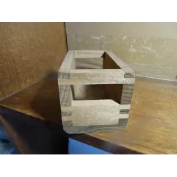 PORTE SOUS BOCK CHIMAY EN BOIS 12CM X7CM X7CM