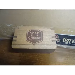 PORTE SOUS BOCK CHIMAY EN BOIS 12CM X7CM X7CM
