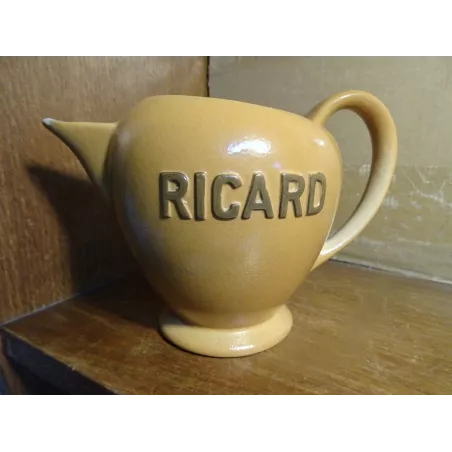 PICHET  RICARD 1/2 LITRE MARRON FONCE