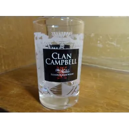 6 VERRES CLAN CAMPBELL BABY  BLENDED  SCOTCH WHISKY