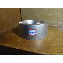 CENDRIER KRONENBOURG  1664  EN ACIER  DIAMETRE 9.50CM