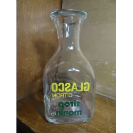 1 CARAFE GLASCO CITRON 1/2 LITRE  HT 17CM