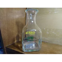 1 CARAFE GLASCO CITRON 1/2 LITRE  HT 17CM