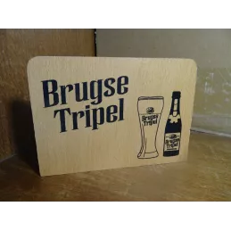 PORTE SOUS BOCK  BRUGSE TRIPEL  13CM X4.50CM X9.30CM