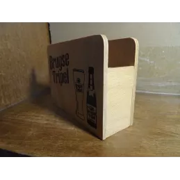 PORTE SOUS BOCK  BRUGSE TRIPEL  13CM X4.50CM X9.30CM