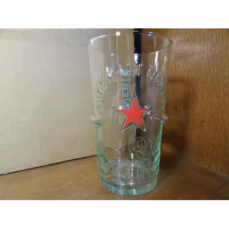 1 VERRE  HEINEKEN  50CL  SILVER HT 15.80CM