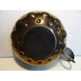 ANCIEN  TRES GRAND TASTEVIN EN METAL ARGENTE  NON POINCONNE  poinconné  --