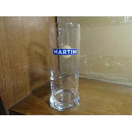 6 VERRES MARTINI LOGO BLEU...