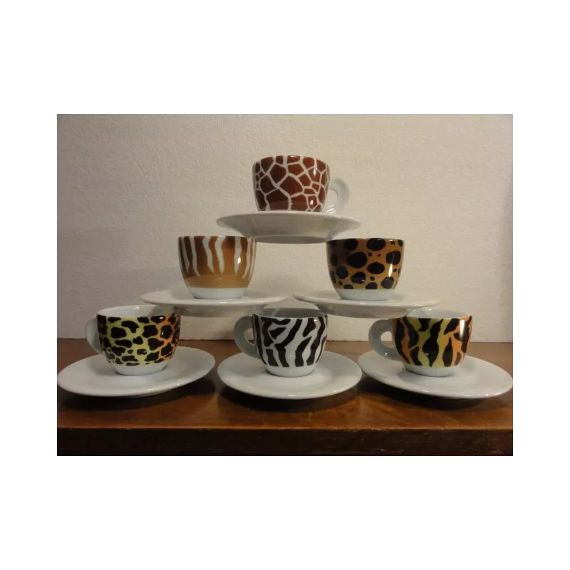 6 TASSES A CAFE  SAFARI