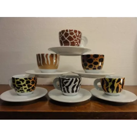 6 TASSES A CAFE  SAFARI