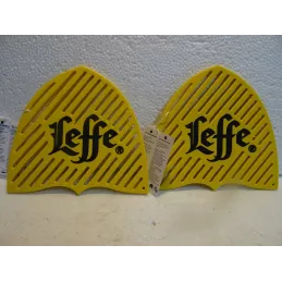2 TAPIS EGOUTTOIR LEFFE  14CM X15CM