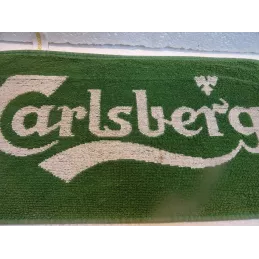 TAPIS CARLSBERG EN EPONGE 46CM X22CM