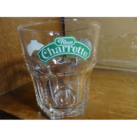 1 VERRE  RHUM CHARRETTE 30CL HT 10CM