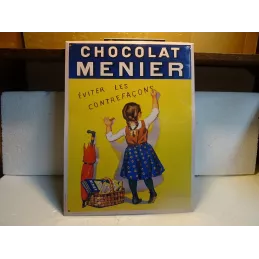 TOLE CHOCOLAT MENIER  30CM...