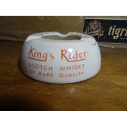 CENDRIER KING'S RIDER WHISKY  DIAMETRE 11.50CM