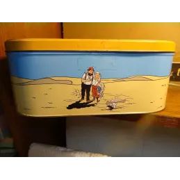 BOITE TINTIN ET MILOU 25CM X21.50CM