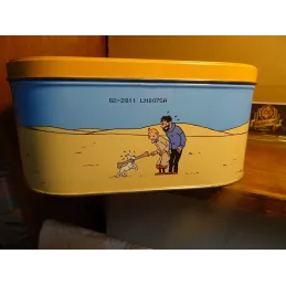 BOITE TINTIN ET MILOU 25CM X21.50CM